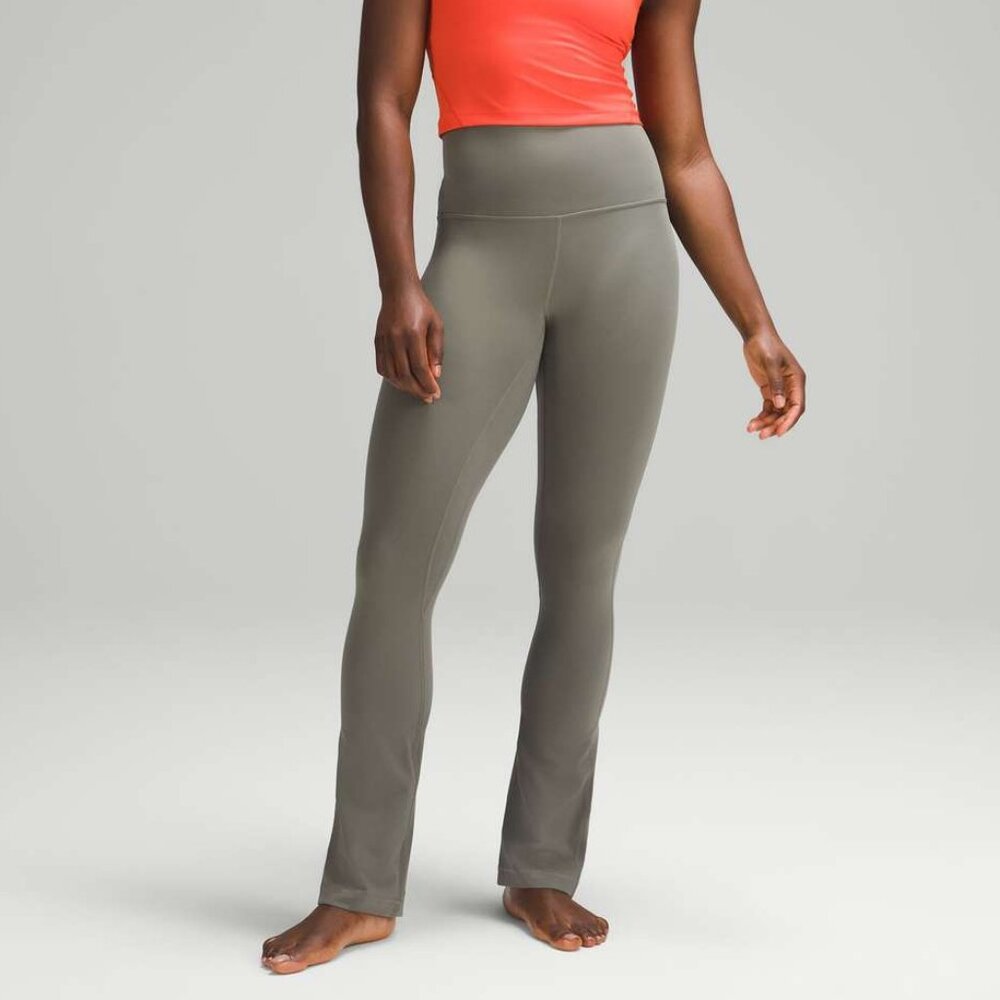 Lululemon Align High-Rise Mini-Flared Pant 28" Leggings - Grey/Green